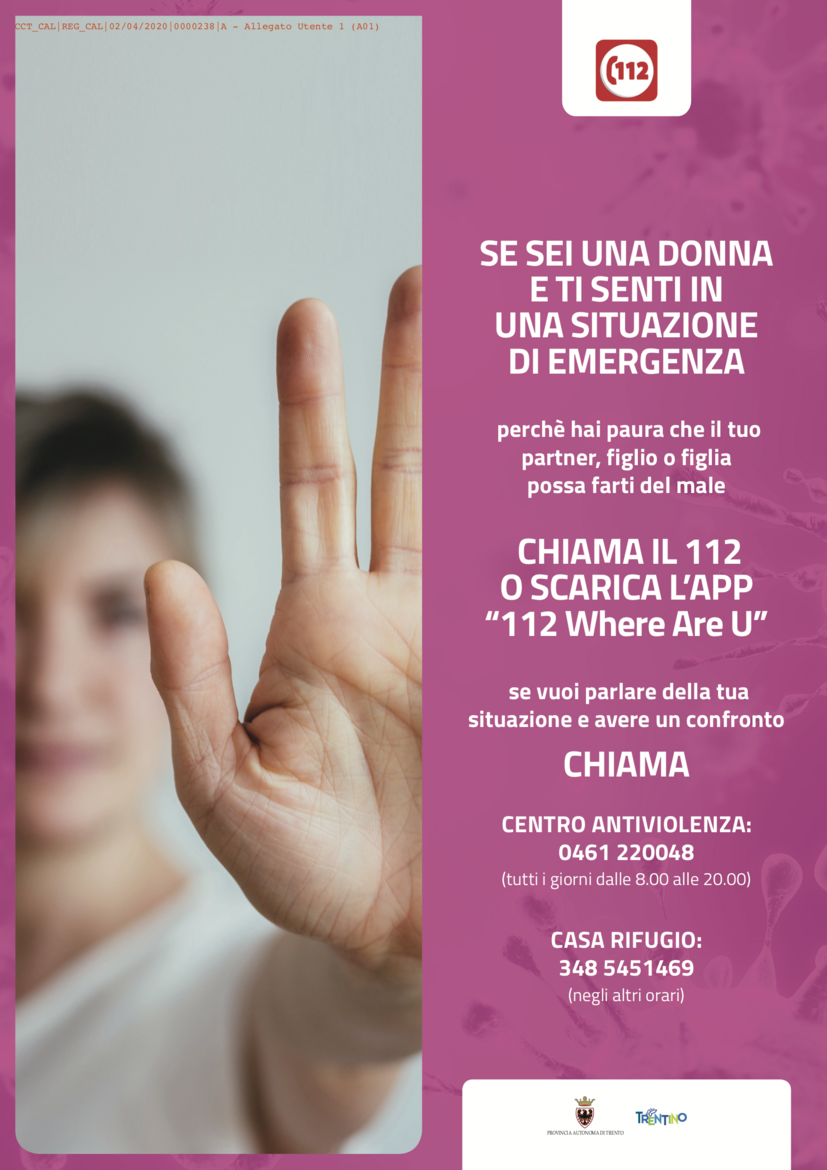 campagna di sensibilizzazione contro la violenza sulla donne covid 19 coronavirus notizie e comunicazioni home consorzio dei comuni trentini campagna di sensibilizzazione contro la